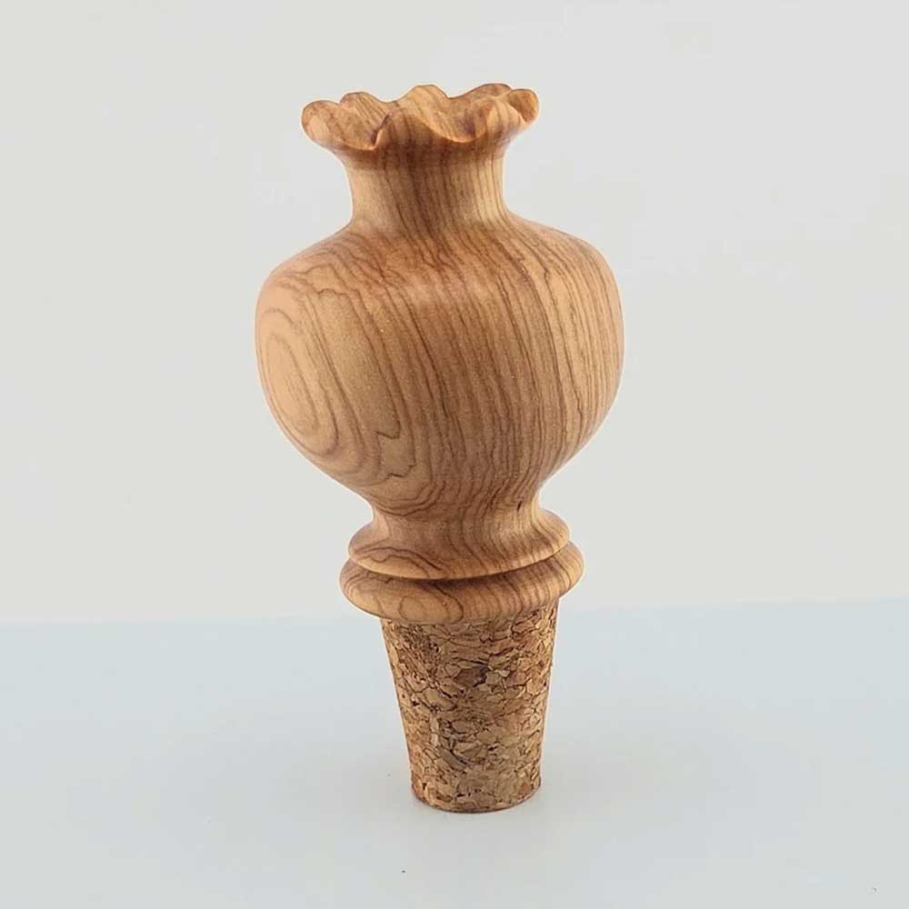Olive Wood Wine Bottle Corks Stoppers No (3) 2